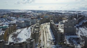 Североморск с высоты птичьего полета 2017 4K