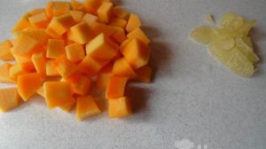 Компот с тыквой, курагой и лимоном