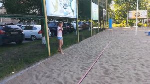 Рондат двойной Фляг в замедленной съемке. Элемент из спортивной гимнастики