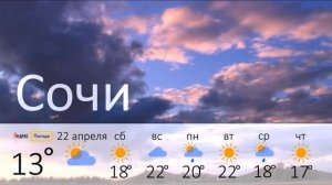 Яндекс.Погода на ТВ