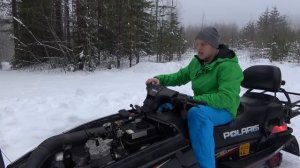 Купил снегоход за 2500 евро в Финляндии.