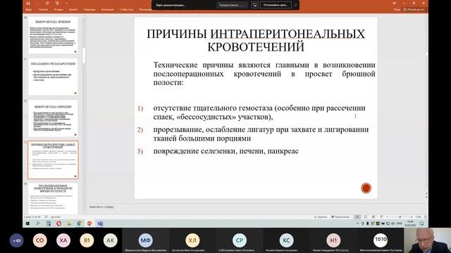 Ранние осложнения после операций на желудке