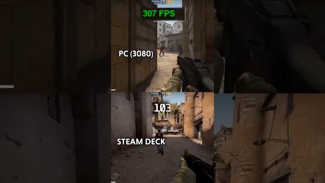 CS:GO PC Vs Steam Deck!