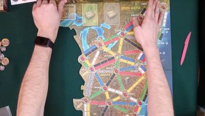 Распаковка игры Ticket to ride Легенды Запада
