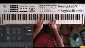 Vale a pena ouvir!! | Arturia Analog Lab V + Keylab 88 mkII | Sons Inscríveis!! | Little talk