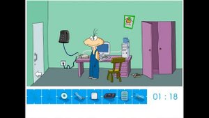 Масяня: игра Модем:  геймплей