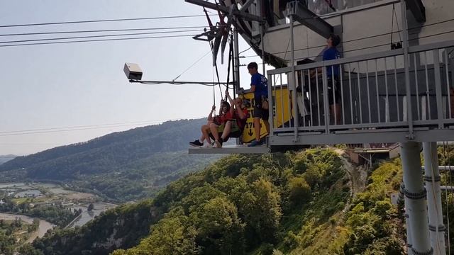 СОЧИ | SKYPARK | РОЗА ХУТОР |Полетали на самых высоких в мире качелях #розахутор #сочипарк #скайпар
