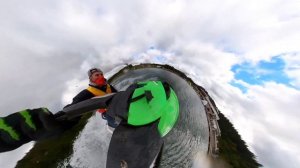 Jet ski sea-doo 130 & Insta360 One R / Autumn in Bukovel