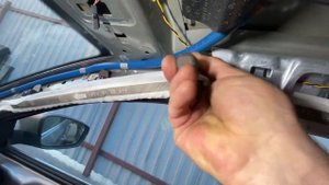 Как снять шторку подушку безопасности потолка Фольксваген