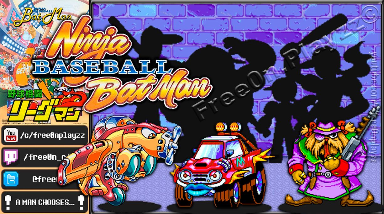 Ninja Baseball Bat Man (1993) - #АРКАДНЫЕ АВТОМАТЫ | 野球格闘リーグマン | Yakyū Kakutō Rīgu Man | Ретро-игры смотреть онлайн