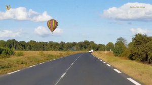 Полет на воздушном шаре над замком Шенонсо, Долина Луары.