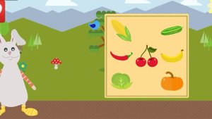 Развивающий мультик для детей. Развивашка. Учим фигуры, цвета, овощи и фрукты. Тренируем память.