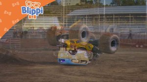 Blippi Learns About Monster Trucks! | Learn Colors For Kids! | Educational Videos for Toddlers