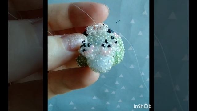 Динозаврик из бисера 5 часть (последняя)