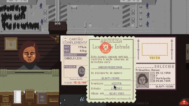 KOLECHIA MANDOU MAIS UM HOMEM BOMBA - PAPERS PLEASE #9 смотреть онлайн
