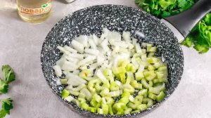 Суп из сельдерея с беконом