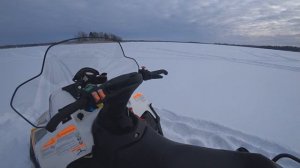 ЧЕСТНЫЙ ОБЗОР СНЕГОХОДА STELS VIKING 600 +РЫБАЛКА НА ЖЕРЛИЦЫ В ГЛУХОЗИМЬЕ. ТЕСТ ДРАЙВ ПОЙМАЛИ ШНУРК