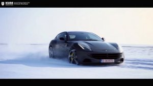 Ferrari FF Snow  Drifting, full video.