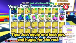 How to Get A Lot of Power in YEET A PET... (Pet Simulator X)