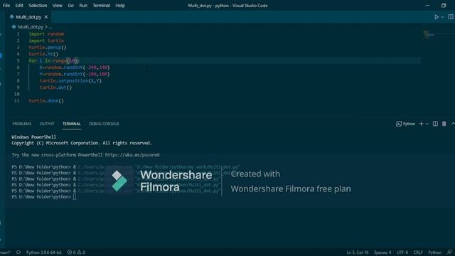 How to get multiple Dot in Python Turtle. Beginners Tutorial смотреть онлайн