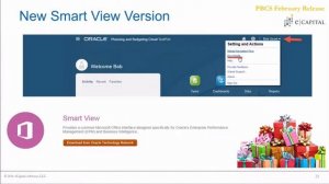 New Smart View Version [Oracle PBCS Release - Feb 2017]