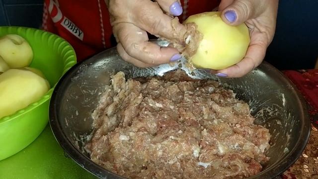 Самый вкусный фаршированный картофель!!!