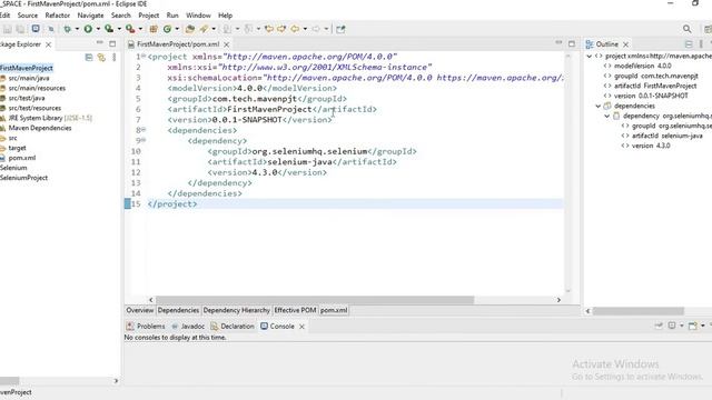 How to setup Selenium Webdriver 4 using maven? | How to add selenium dependency in a maven project?