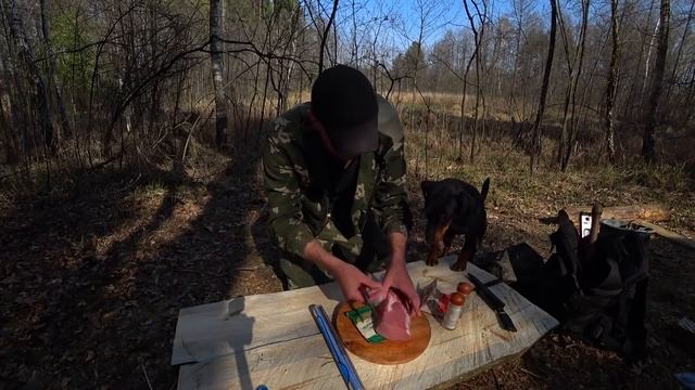 Ремонт! Сказочной избы! Сделал террасу [2-Часть] Запекаю мясо!