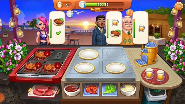 Cooking Frenzy Kitchen Mad Cooking level 14. it is my game version. смотреть онлайн