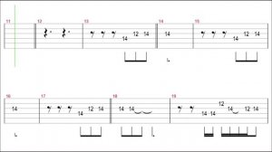 Queen - We Are The Champions Guitar Solo Tab+BackingTrack