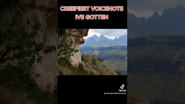 Creepy voicenote I received about missing people in the Drakensberg