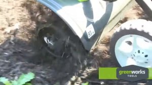 Обзор Аккумуляторный культиватор GREENWORKS G40TLK2