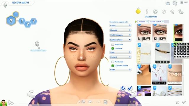 CURVY FRECKLES || THE SIMS 4 || FULL CC LIST смотреть онлайн