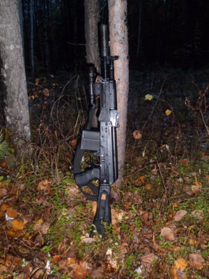 Сайга 308-1 исполнение 46, 387 метров._ Saiga 308-1 performance of 46, 387 meter