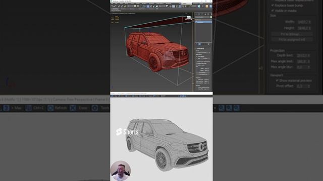 Как исполняются мечты у 3d-визуализатора_🚗 #shorts #3dmodeling #3dsmax #3dmax #удаленнаяработа #3d