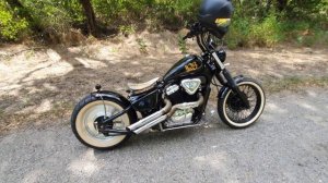 Honda steed, первый мотоцикл, bobber, боббер, Honda vlx