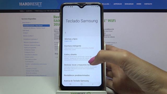 Cómo cambiar tema del teclado en Samsung Galaxy A10s - personalizar teclado смотреть онлайн