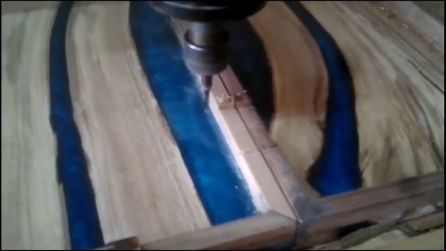 Handmade Backgammon set from walnut wood and epoxy resin смотреть онлайн