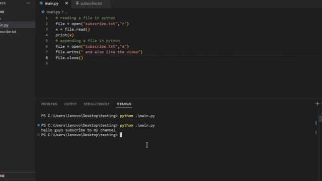 file handling in python | python file handling tutorial | File IO in python