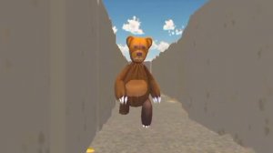 Медведь бежит по коридору но это Cnicken gun