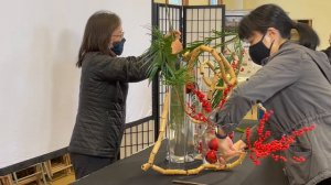 2021 Year End Holiday Arrangements:  "Strung" by Jane Suiei Naito and her students