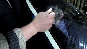 Ланос, вырезаем лобовое стекло