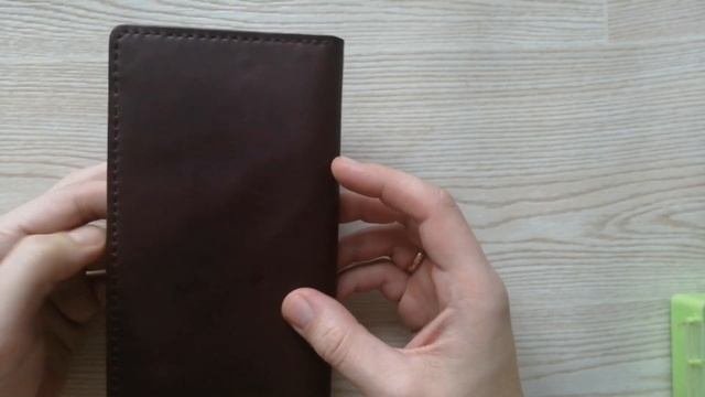 [Leather Craft] Работа с кожей. Кожаный кошелек своими руками. Косяки в работе. Трэвел портмоне.