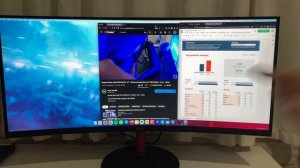 Monitor  34 ” Acer Nitro XZ342CK 34” (QuadHD+ 144hz + Ultrawide) - Primeiras impressões em PT-BR