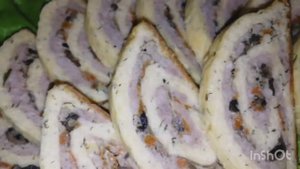 мясной рулет с сыром #закуски