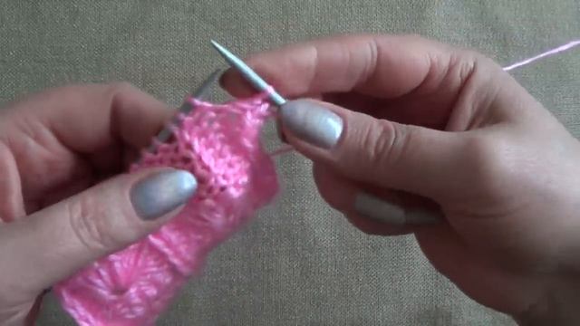 Вязание красивых рельефных узоров спицами. Рельефный узор "Пальмовые листья" смотреть онлайн