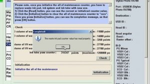 Памперс Epson RX700 программа для сброса ошибки