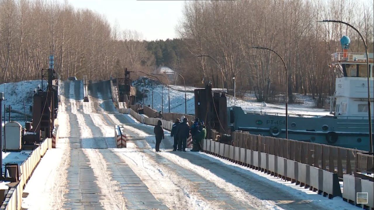 Бийск понтонный мост фото