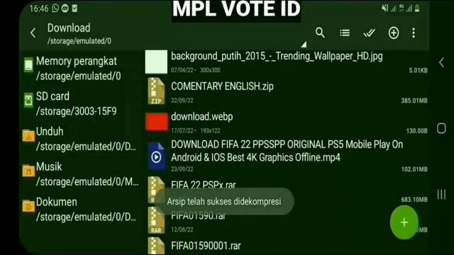Proses Instal & Setting Game FIFA 23 PPSSPP Android смотреть онлайн