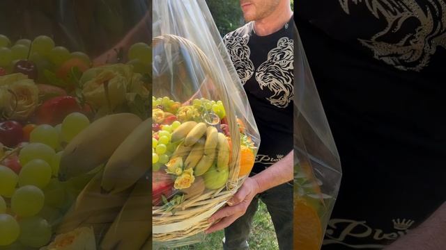 Фруктовая Корзина Премиум/ Съедобные букеты #своимируками #курсыфудфлориста #подароклюбимой
